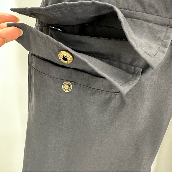 Magellans Pants Womens 10 Adventure Travel Convertible Nylon Roll-Tab Gray - Picture 3 of 16